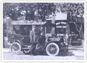 Man standing in front of a Model A